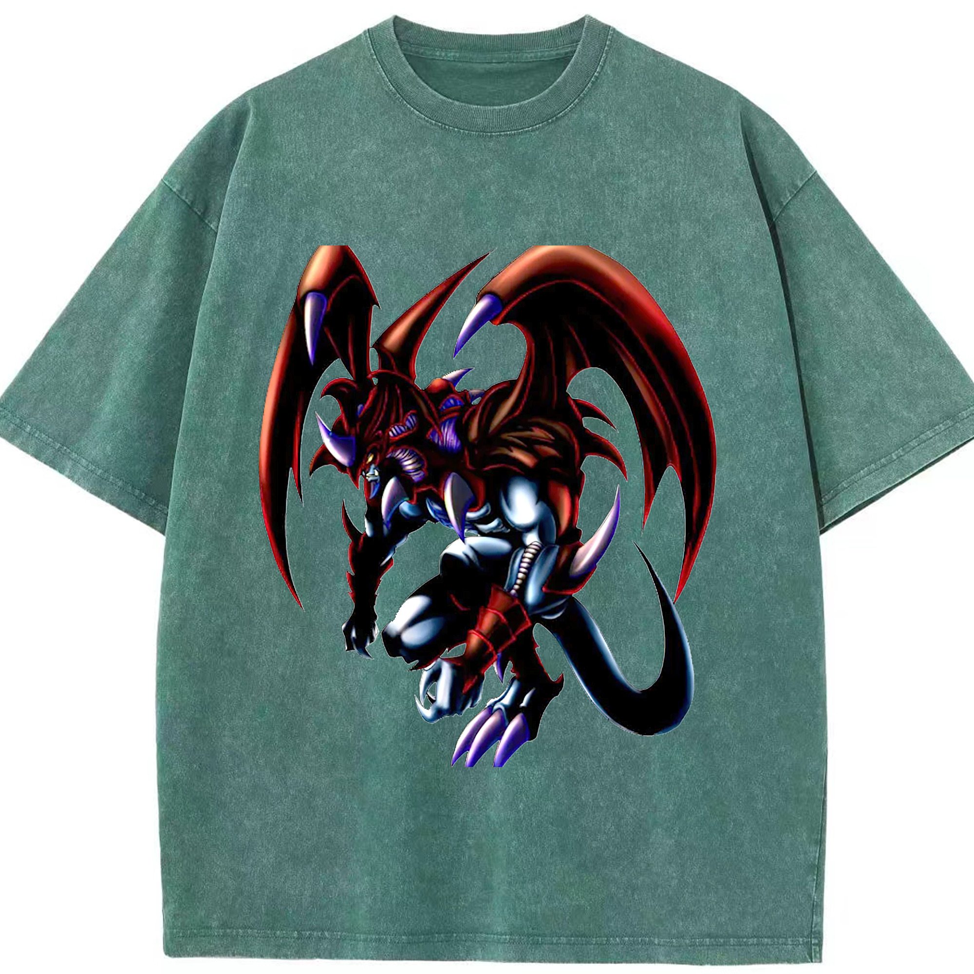 （画像用） 遊☆戯☆王 Yu-Gi-Oh! 綿100% ヴィンテージ風 半袖Tシャツ（フロントプリント）